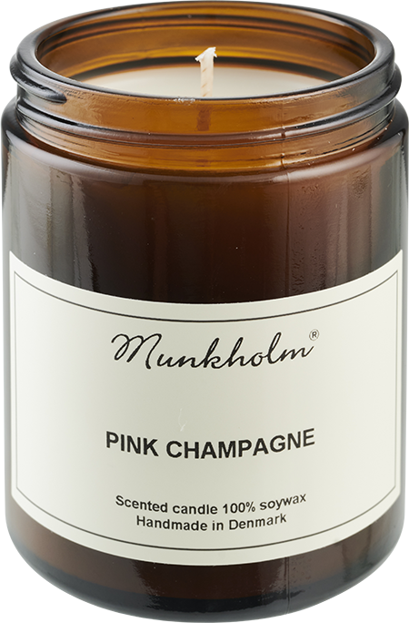 Soy Wax Lys - Pink Champagne 180ml.