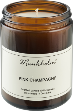 Soy Wax Lys - Pink Champagne 180ml.